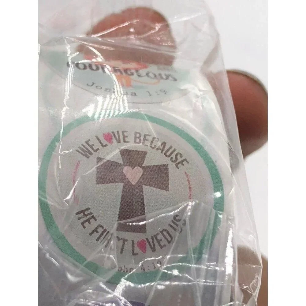 Inspirational Bible Verse Thank You Stickers Roll 4 Alternative‎ Designs 500 1in